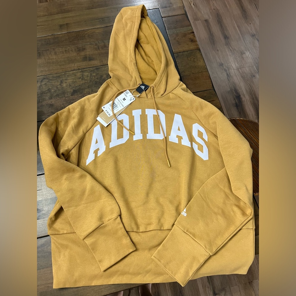 NWT Adidas cropped hoodie